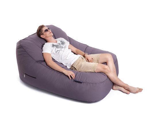 Шезлонг для двоих Satellite Twin Sofa™ - Carefree Grey (серый), Цвет: Carefree Grey, Категория ткани: Олефин