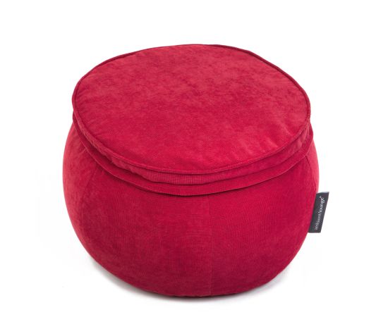 Бескаркасный пуф Wing Ottoman™ - Wildberry Deluxe (красный), Цвет: Wildberry Deluxe, Категория ткани: Sofa Weave, изображение 3