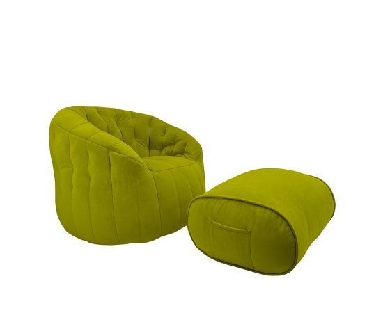 Комплект бескаркасной мебели Butterfly Sofa Deluxe - Lime Citrus (светло-зеленый велюр), Цвет: Lime Citrus, Категория ткани: Велюр, изображение 4 от производителя ambient lounge Комплект бескаркасной мебели Butterfly Sofa Deluxe - Lime Citrus (светло-зеленый велюр), Цвет: Lime Citrus, Категория ткани: Велюр, изображение 4