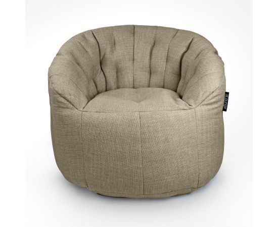 Дизайнерское кресло Butterfly Sofa™ - Eco Weave (бежевый), Цвет: Eco Weave, Категория ткани: Рогожка, изображение 3