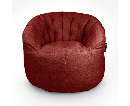 Дизайнерское кресло Butterfly Sofa™ - Wildberry Deluxe (красный), Цвет: Wildberry Deluxe, Категория ткани: Рогожка, изображение 3