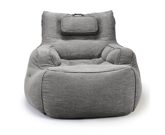 Бескаркасное кресло Tranquility Armchair™ - Luscious Grey (серый), Цвет: Luscious Grey, Категория ткани: Шенилл, изображение 8