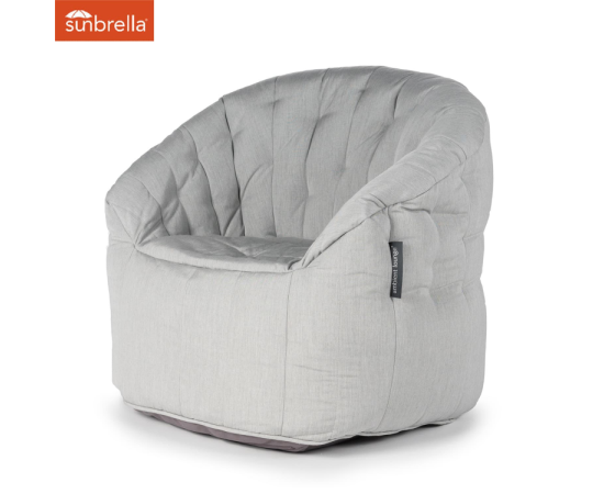 Дизайнерское кресло для улицы Butterfly Sofa™ - Maldives Grey (светло-серый Оксфорд), Цвет: Maldives Grey, Категория ткани: Оксфорд, изображение 3 от производителя ambient lounge Дизайнерское кресло для улицы Butterfly Sofa™ - Maldives Grey (светло-серый Оксфорд), Цвет: Maldives Grey, Категория ткани: Оксфорд, изображение 3