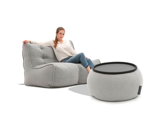 Комплект бескаркасной мягкой мебели Soho Package - Keystone Grey (светло-серый), Цвет: Keystone Grey, изображение 2 от производителя ambient lounge Комплект бескаркасной мягкой мебели Soho Package - Keystone Grey (светло-серый), Цвет: Keystone Grey, изображение 2