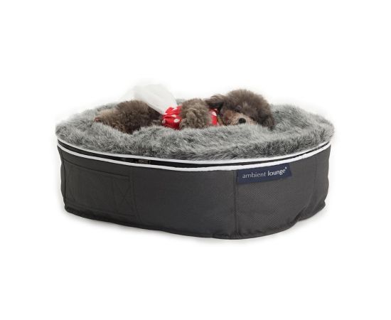 Лежак для собак Pet Lounge - Размер Small (60см) - Dark Grey (Original), Цвет лежака: Dark Grey, Размер лежака: S (60см), изображение 3
