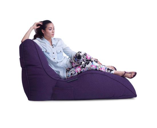 Бескаркасное лаунж кресло для домашнего кинотеатра Avatar Sofa™ - Aubergine Dream (баклажанный), Цвет: Aubergine Dream, Категория ткани: Sofa Weave, изображение 5