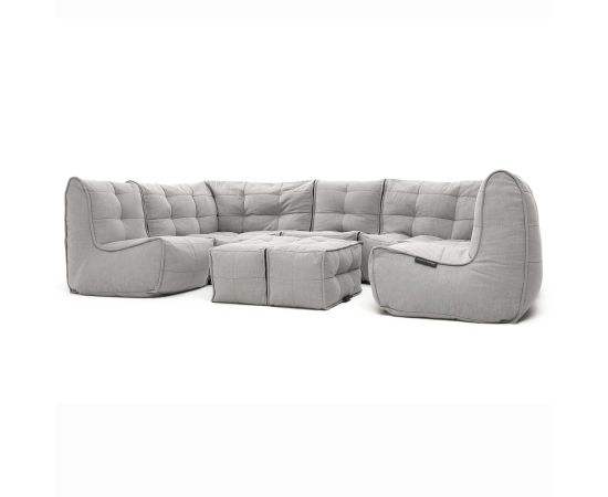 Модульный диван для домашнего кинотеатра Mod6 Lounge Max™ - Keystone Grey (светло-серый), Цвет: Keystone Grey, Категория ткани: Sofa Weave, изображение 3
