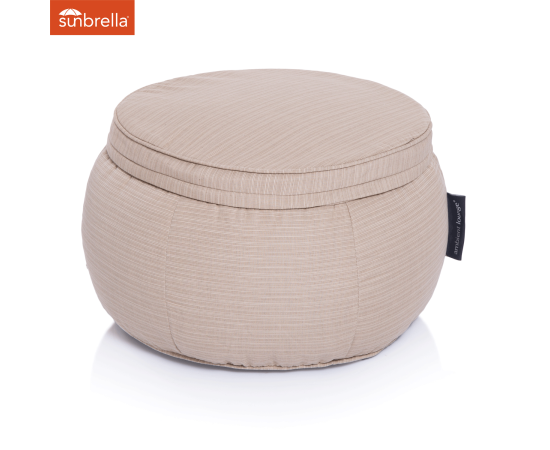 Бескаркасный пуф Wing Ottoman™ - Mudhoney Dune (песочный) - Sunbrella, Цвет: Mudhoney Dune, Категория ткани: Elements, изображение 3
