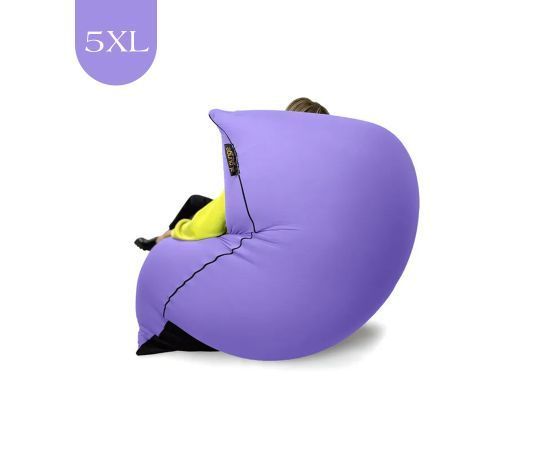Бескаркасное кресло-мешок SNUGG™ - Lavender Queen (лавандовый), Цвет: Lavender Queen, Категория ткани: Спандекс, изображение 5