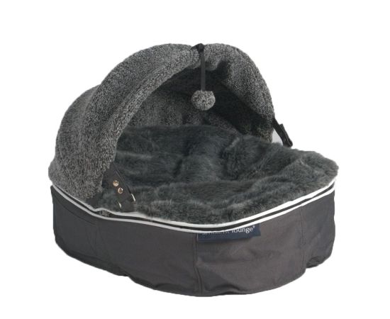 Лежак для собак Pet Lounge - Размер Small (60см) - Dark Grey (Hoodie), Цвет лежака: Dark Grey (Hoodie), Размер лежака: S (60см), изображение 8