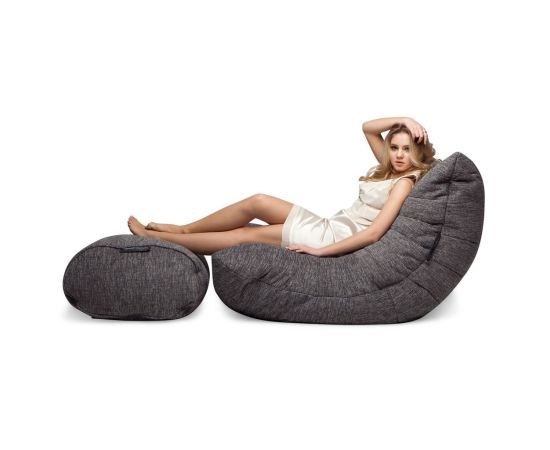 Комплект бескаркасной мебели Acoustic Lounge - Luscious Grey (серый), Цвет: Luscious Grey, Категория ткани: Sofa Weave, изображение 2