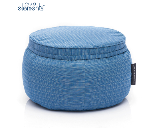 Бескаркасный пуф Wing Ottoman™ - Oceana (синий), Цвет: Oceana, Категория ткани: Elements, изображение 3