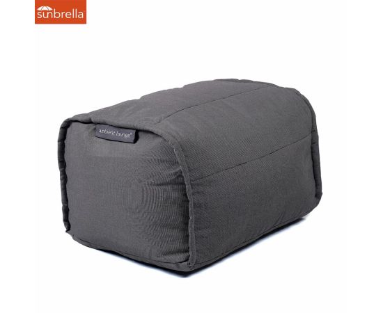 Бескаркасный пуф для ног Ottoman™ - Black Rock (черный) - Sunbrella, Цвет: Black Rock, Категория ткани: Оксфорд, изображение 3