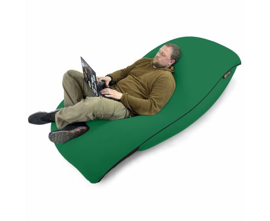 Бескаркасное кресло-мешок SNUGG™ - Forest Green (зеленый), Цвет: Forest Green, Категория ткани: Спандекс, изображение 6