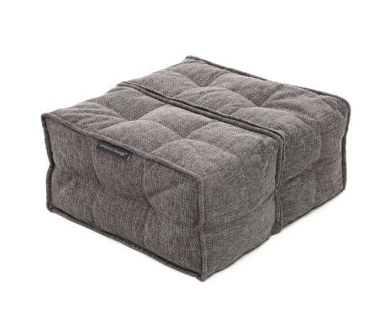 Модульная оттоманка Twin Ottoman - Luscious Grey (Темно-серое), Цвет: Luscious Grey, Категория ткани: Sofa Weave, изображение 2