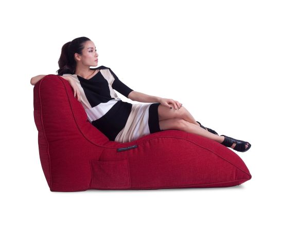 Бескаркасное лаунж кресло для домашнего кинотеатра Avatar Sofa™ - Wildberry Deluxe (красный), Цвет: Wildberry Deluxe, Категория ткани: Sofa Weave, изображение 4