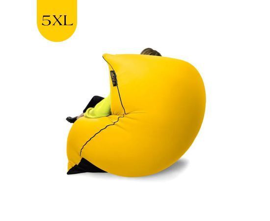 Бескаркасное кресло-мешок SNUGG™ - Yellow Shine (желтый), Цвет: Yellow Shine, Категория ткани: Спандекс, изображение 5