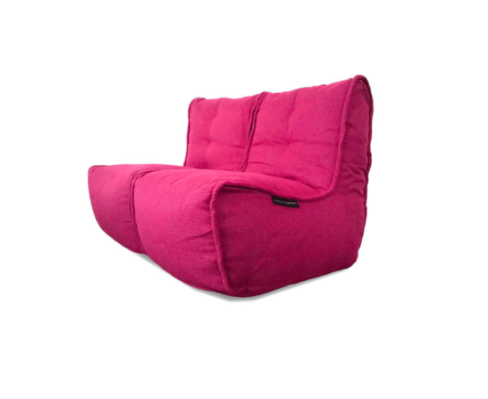 Бескаркасный двухместный диван Twin Couch™ - Sakura Pink (розовый), Цвет: Sakura Pink, Категория ткани: Sofa Weave, изображение 3