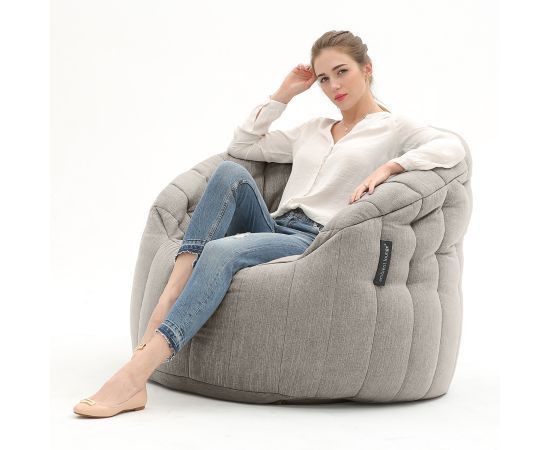 Дизайнерское кресло Butterfly Sofa™ - Keystone Grey (светло-серый), Цвет: Keystone Grey, Категория ткани: Шенилл, изображение 6