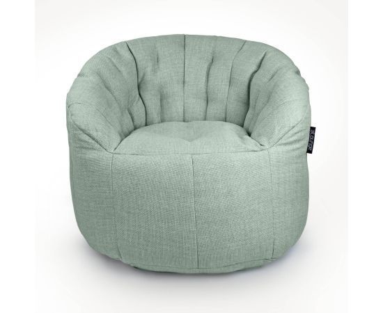 Дизайнерские кресла из рогожки Butterfly Sofa™ - Pepper Mint (серо-зеленое), Цвет: Pepper Mint, Категория ткани: Рогожка, изображение 2