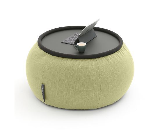 Бескаркасный стол-пуф Versa Table™ - Lime Citrus (светло-зеленый), Цвет: Lime Citrus, Категория ткани: Шенилл, изображение 8