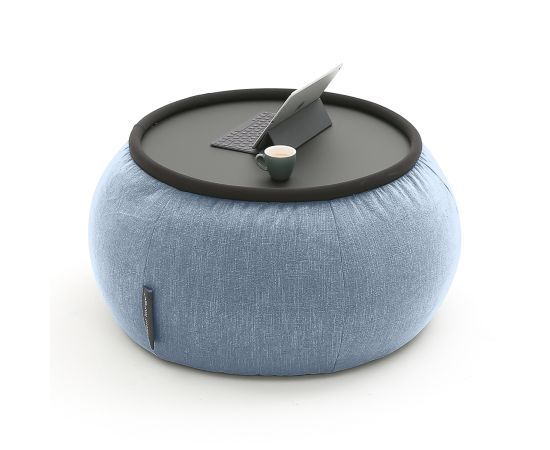 Бескаркасный стол-пуф Versa Table™ - Blue Jazz (синий), Цвет: Blue Jazz, Категория ткани: Шенилл, изображение 6