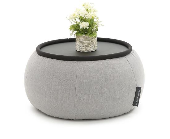 Бескаркасный стол-пуф Versa Table™ - Keystone Grey (светло-серый), Цвет: Keystone Grey, Категория ткани: Sofa Weave, изображение 4