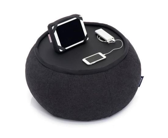 Бескаркасный стол-пуф Versa Table™ - Black Sapphire (черный), Цвет: Black Sapphire, Категория ткани: Sofa Weave, изображение 6