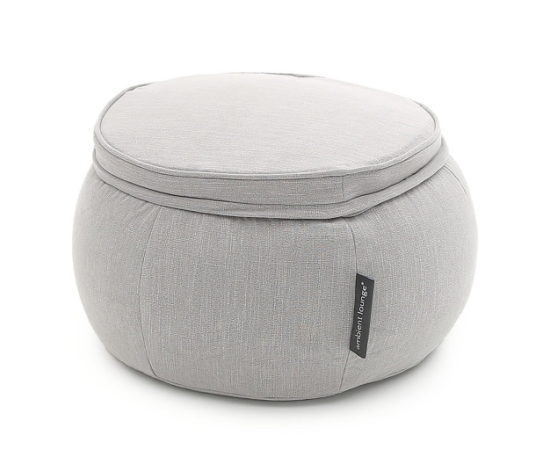 Бескаркасный пуф Wing Ottoman™ - Maldives Grey (светло-серый) - Sunbrella, Цвет: Maldives Grey, Категория ткани: Оксфорд, изображение 5