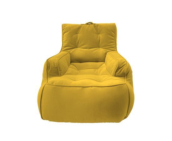 Большое мягкое кресло Tranquility Armchair™ - Yellow Shine (желтое), Цвет: Yellow Shine, Категория ткани: Велюр, изображение 11