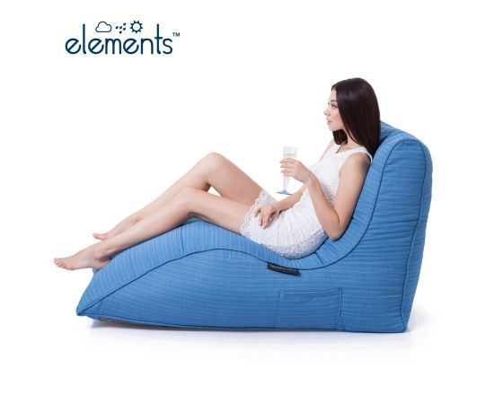 Бескаркасное уличное кресло Avatar Sofa™ - Oceana (синий), Цвет: Oceana, Категория ткани: Elements, изображение 4