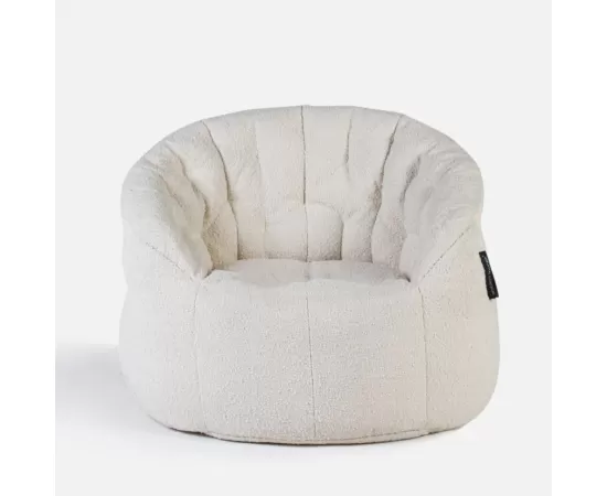 Дизайнерское кресло Butterfly Sofa™ - Infinity White (белый), Цвет: Infinity White, Категория ткани: Букле, изображение 7