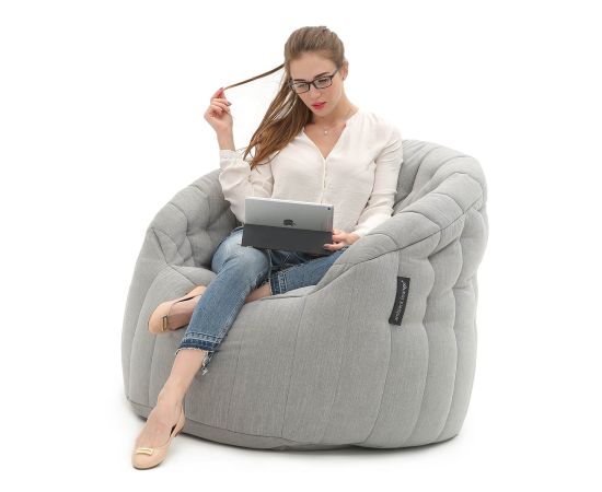 Дизайнерское кресло Butterfly Sofa™ - Keystone Grey (светло-серый), Цвет: Keystone Grey, Категория ткани: Sofa Weave, изображение 4 от производителя ambient lounge Дизайнерское кресло Butterfly Sofa™ - Keystone Grey (светло-серый), Цвет: Keystone Grey, Категория ткани: Sofa Weave, изображение 4