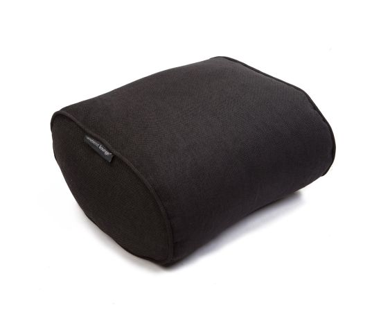 Мягкая подставка под ноги Ottoman™ - Black Sapphire (черная рогожка), Цвет: Black Sapphire, Категория ткани: Рогожка