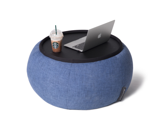 Бескаркасный стол-пуф Versa Table™ - Blue Jazz (синий), Цвет: Blue Jazz, Категория ткани: Sofa Weave, изображение 4