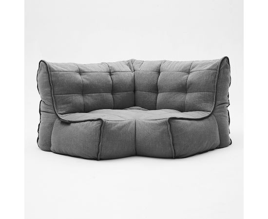 Соединящий угловой модуль Twin Modular Corner™ - Keystone Grey (светло-серый), Цвет: Luscious Grey, Категория ткани: Шенилл, изображение 5