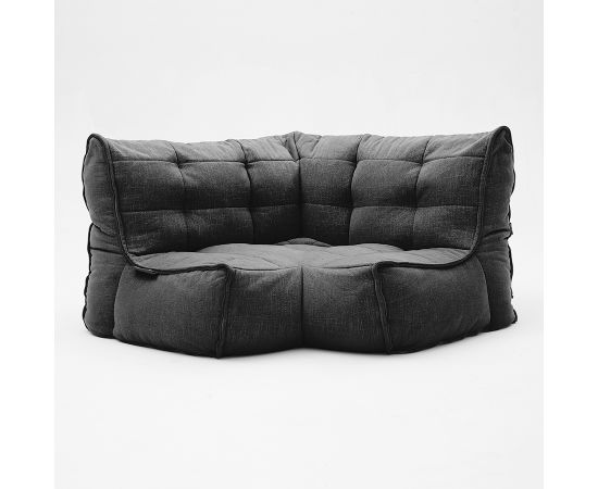 Соединящий угловой модуль Twin Modular Corner™ - Keystone Grey (светло-серый), Цвет: Black Sapphire, Категория ткани: Шенилл, изображение 5