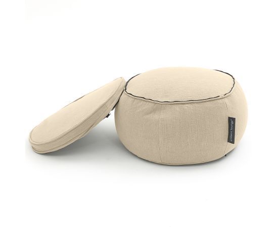 Бескаркасный пуф Wing Ottoman™ - Eco Weave (бежевый), Цвет: Eco Weave, Категория ткани: Шенилл, изображение 5