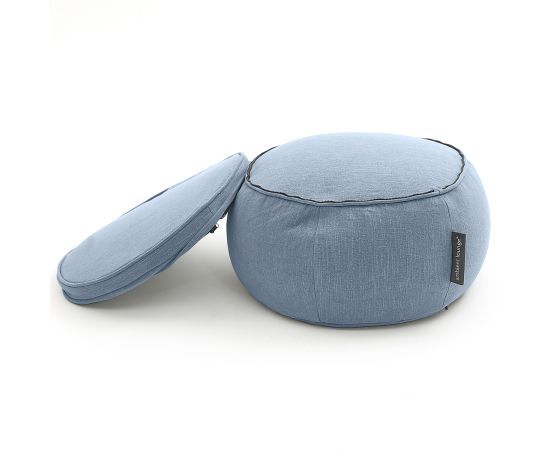 Бескаркасный пуф Wing Ottoman™ - Blue Jazz (синий), Цвет: Blue Jazz, Категория ткани: Шенилл, изображение 6