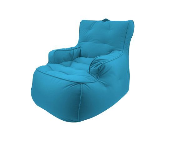 Большое мягкое кресло Tranquility Armchair™ - Azurri Blue (голубой Оксфорд), Цвет: Azurri Blue, Категория ткани: Оксфорд, изображение 4