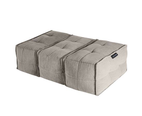 Тройная оттоманка Mod3 Ottoman Trio™ - Keystone Grey (светло-серый), Цвет: Keystone Grey, Категория ткани: Шенилл, изображение 3