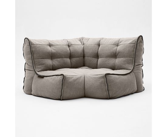 Соединящий угловой модуль Twin Modular Corner™ - Keystone Grey (светло-серый), Цвет: Keystone Grey, Категория ткани: Шенилл, изображение 6