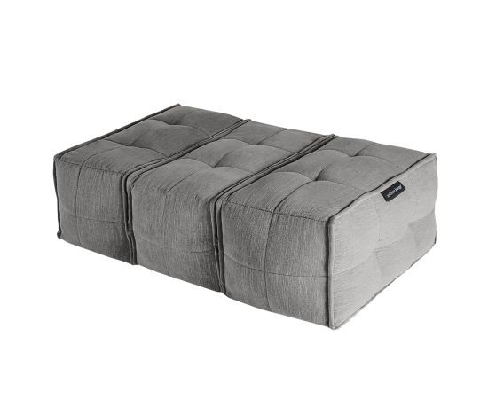 Тройная оттоманка Mod3 Ottoman Trio™ - Luscious Grey (серый), Цвет: Luscious Grey, Категория ткани: Шенилл, изображение 3