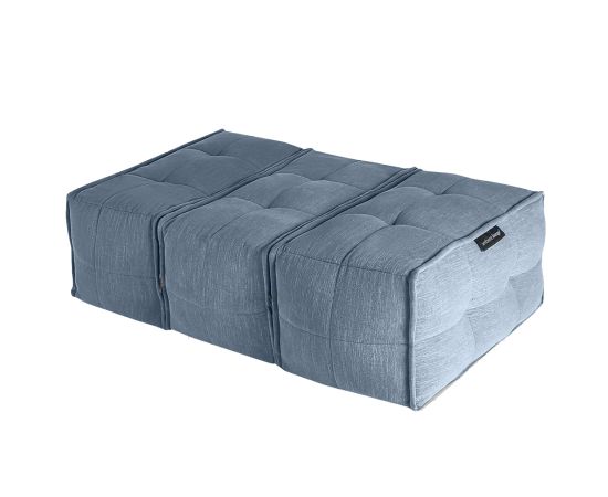 Тройная оттоманка Mod3 Ottoman Trio™ - Blue Jazz (синий), Цвет: Blue Jazz, Категория ткани: Шенилл, изображение 4