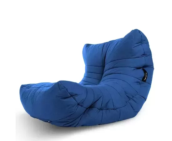 Уличное бескаркасное кресло Acoustic Sofa™ - Atlantic Denim (синий Оксфорд), Цвет: Navy Sky, Категория ткани: Оксфорд