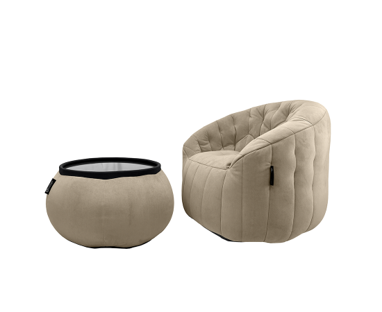 Комплект бескаркасной мебели Cove Package - Eco Weave (бежевый велюр), Цвет: Eco Weave, Категория ткани: Велюр, изображение 5