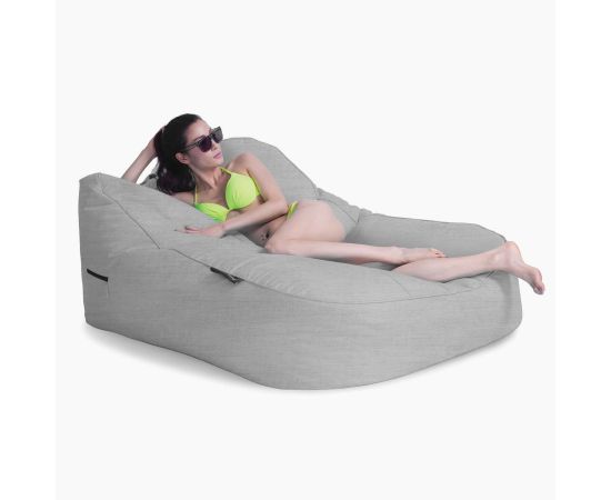 Купить большой шезлонг Satellite Twin Sofa™ - Maldives Grey (серый Оксфорд) Купить большой шезлонг Satellite Twin Sofa™ - Maldives Grey (серый Оксфорд)