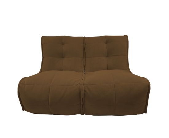 Бескаркасный двухместный диван Twin Couch™ - Hot Chocolate (шоколадный), Цвет: Hot Chocolate, Категория ткани: Велюр, изображение 10