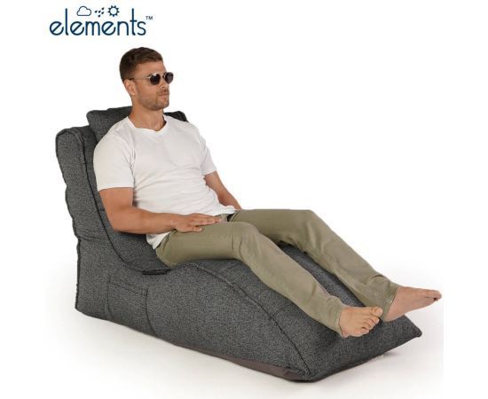 Бескаркасное уличное кресло Avatar Sofa™ - Titanium Weave (темно-серый Оксфорд), Цвет: Black Rock, Категория ткани: Оксфорд, изображение 4