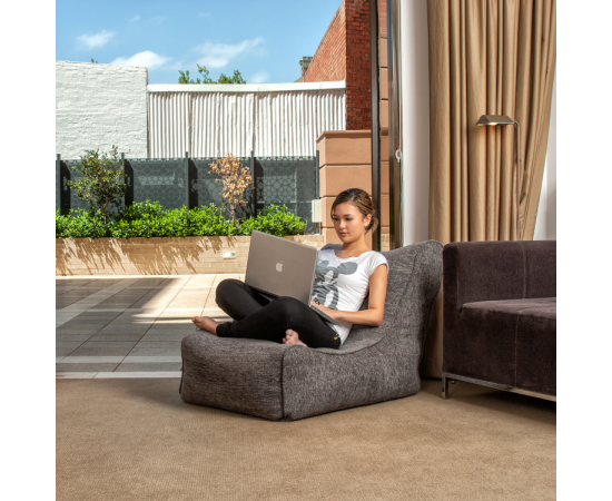 Бескаркасное кресло Evolution Sofa™ - Luscious Grey (серый), Цвет: Luscious Grey, Категория ткани: Sofa Weave, изображение 2